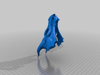 skyrim dragon skull articulated