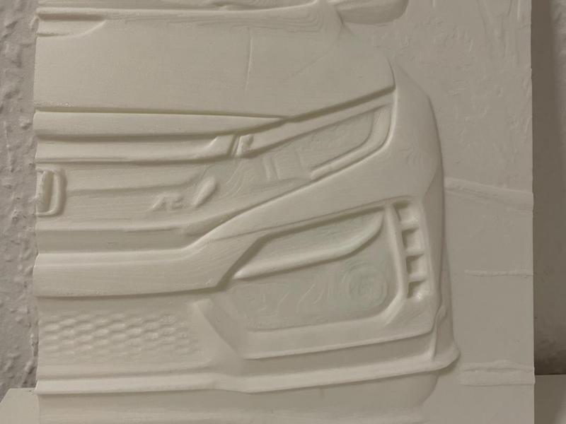 Honda Civic 10G Type-R sculpture