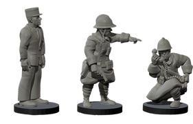 QG / Head quarter - French army WW2 - 28mm for wargame