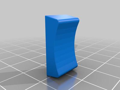 Straight Slide Potentiometer Flat Push Knob Insert