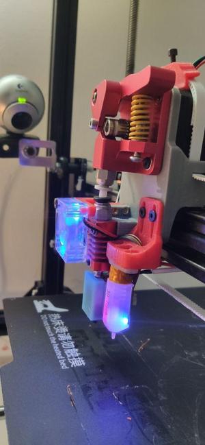 Linear rail setup with direct drive