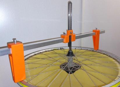 Comparateur Centreur de roue de vélo (Wheel dishing Tool Bike)