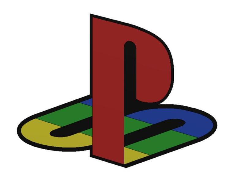 Logo Playstation PS - Retro
