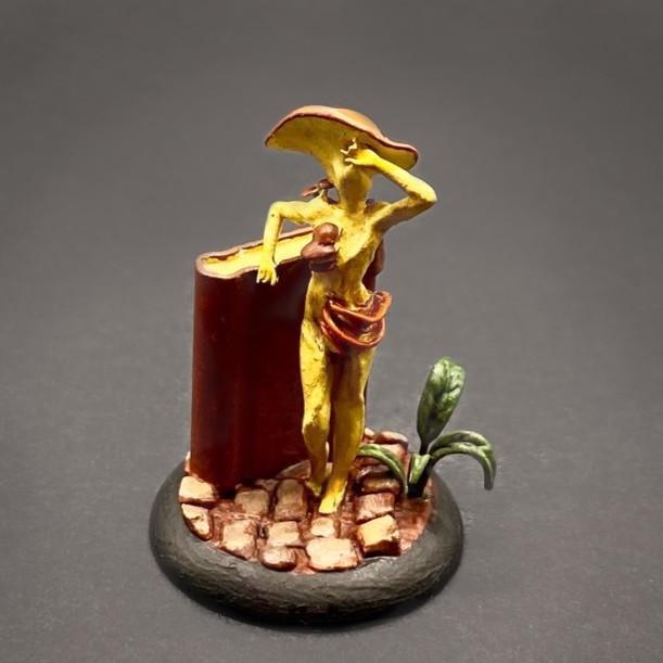 Chanterelle the Myconid or Mushroom Person