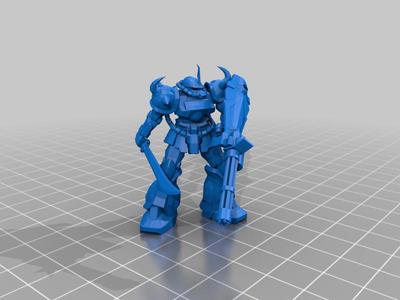 MS-07 B-3 Gouf Custom | Gundam 1/400th Scale Mini