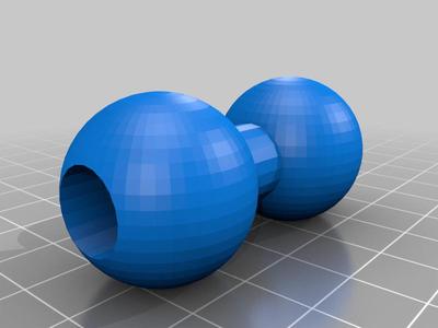 Ram Mount compatible double 1"ball (B Size)