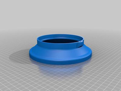 Cabin filter housing Moskvich 2141