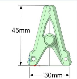 Clip replancement for IKEA hanging dryer