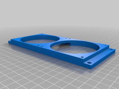 PC Lüfter Halterung für 2 80mm Lüfter