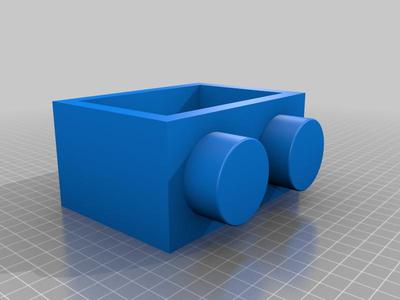 LEGO style Planters with Saucer