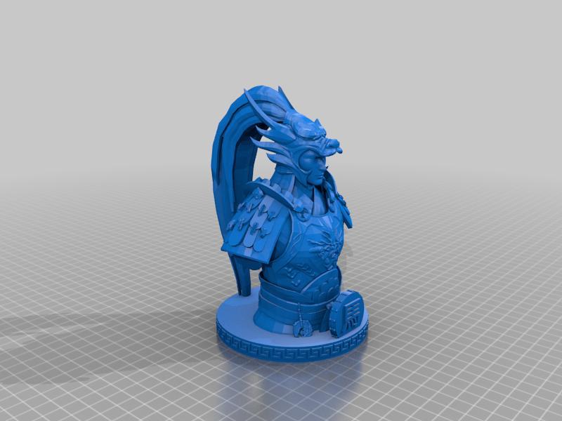 Three kingdoms - Ma Chao bust