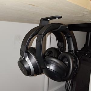 Under Desk headphone holder