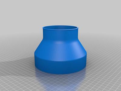 Fan Duct Adapter 4" to 6" - 100mm to 150mm v5