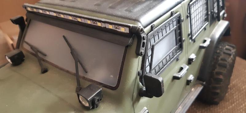 RC Absima Sherpa CR 3.4 Sonnenblende Windschutzscheibe