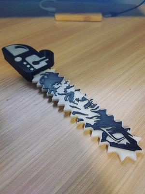 Leatherface Chainsaw Motif