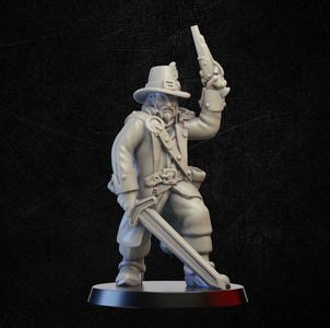 witch hunter with pistol