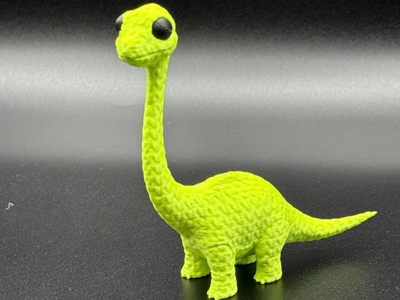 Cute Knitted Long-necked Dino