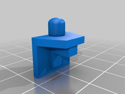 Medicine cabinet under shelf bracket