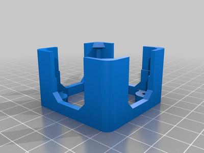 Fan mount for stepper with heatsink - NEMA17 and 40x40 fan