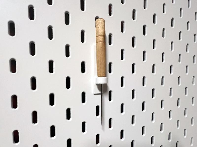 IKEA Skadis pegboard support