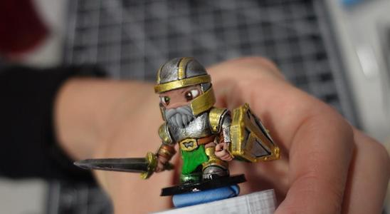 Chibi Dwarven Paladin