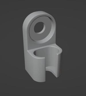 IPhone lightening charger end holder