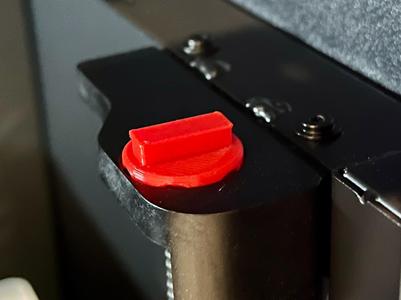 Z Axis Dust Cover with Handle for P1P, P1S, and X1