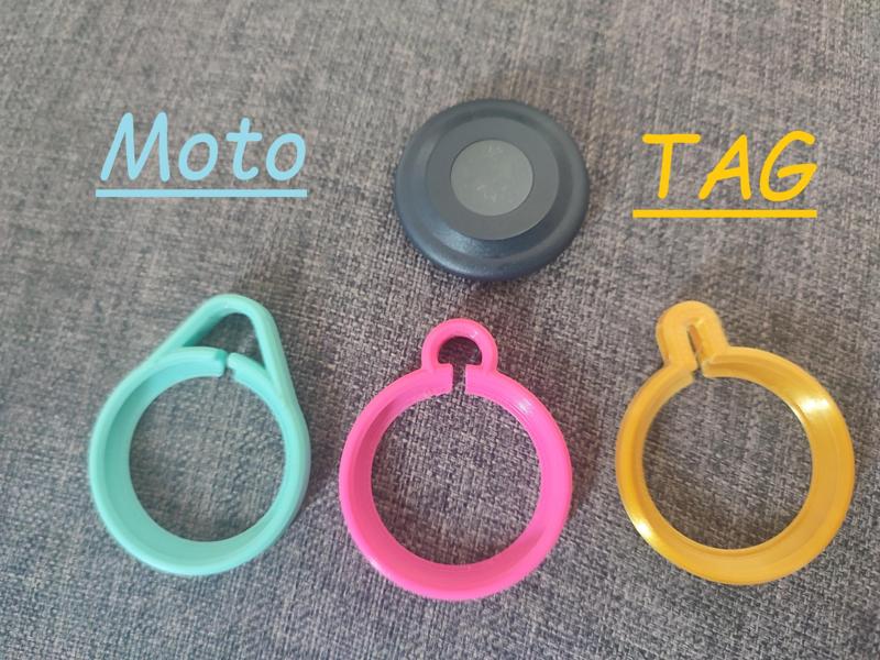 Moto Tag Holder, various versions, one-piece