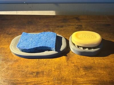 Soap and sponge holder