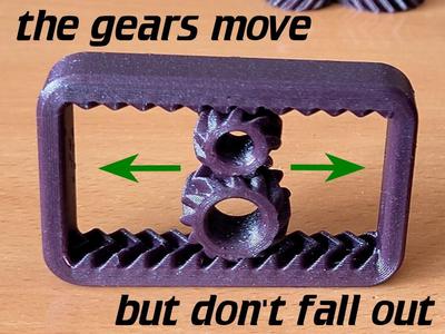 gear rail fidget toy