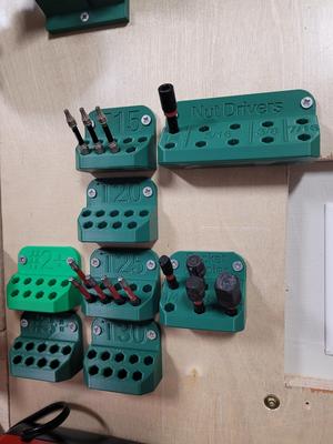 Wall Mount Bit Holder