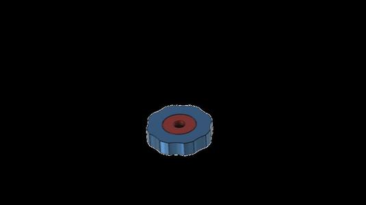 M6 male knob