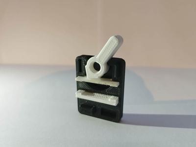 Fidget Switch with spring storage