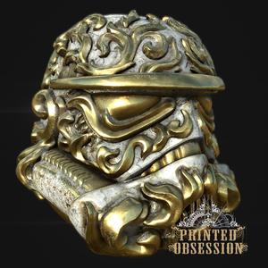 Rococo Scroll Trooper Helm