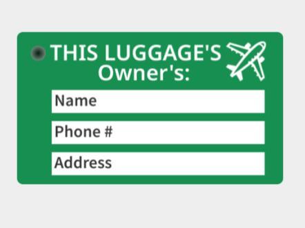 Luggage Tag