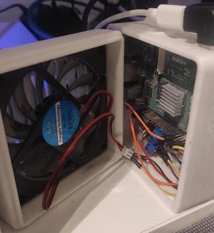 Raspberry Pi 4 case - 80mm fan 