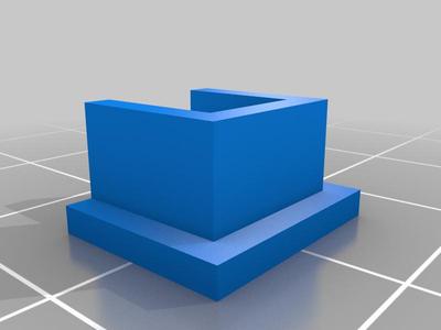 Profile cap 10*10*1 mm