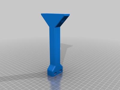 Filament holder mount for direct type nozzles