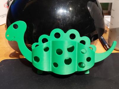 Magnetic Dino Crayon Holder