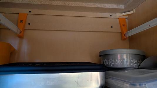Rear Drawer Slide Brackets With .25" Lip   