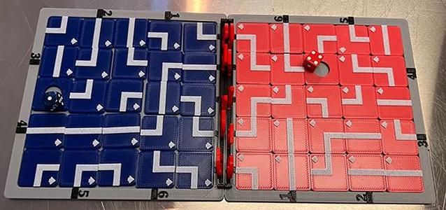 Square off slide game