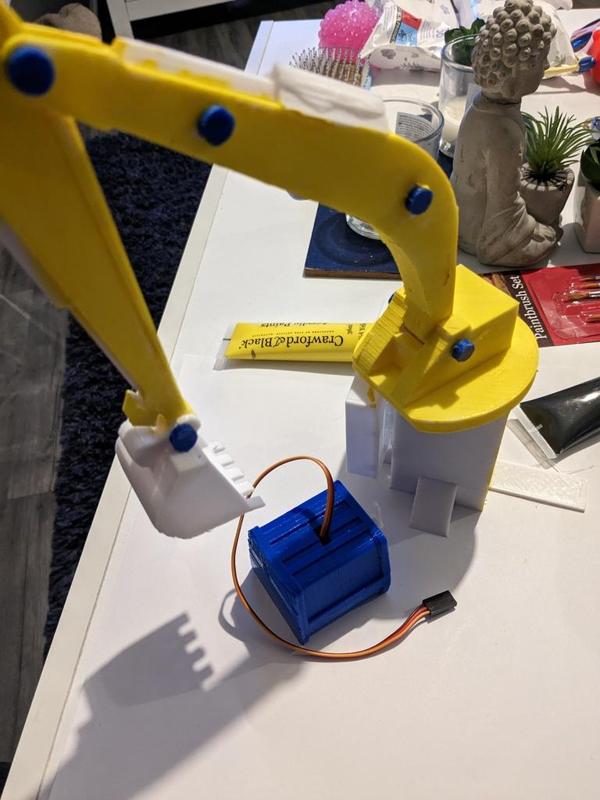 Motorised Excavator Arm