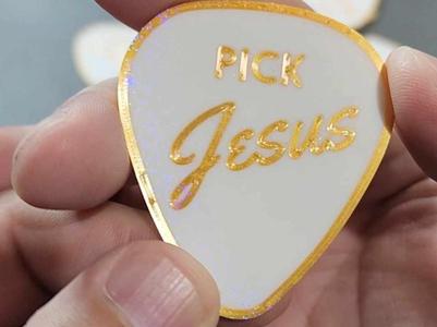 Pick Jesus Guitar Pick