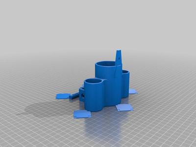 SUPORTE PARA PASTA DE DENTE E ESCOVA