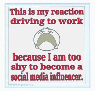 Driving to Work Sign   
