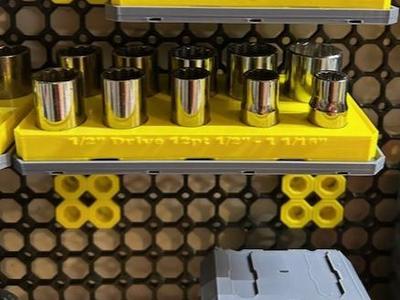 1/2" Drive 12pt SAE 1/2" - 1 1/16" Multibin Insert
