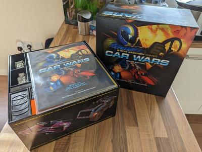 Remixed: Car Wars 6th Edition insert & organizer for Double-Ace all-in to fit in core box