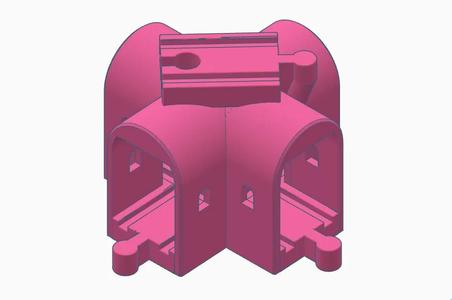 Train Track Intersection with Tunnel and Bridge for Wooden Toy Trains   