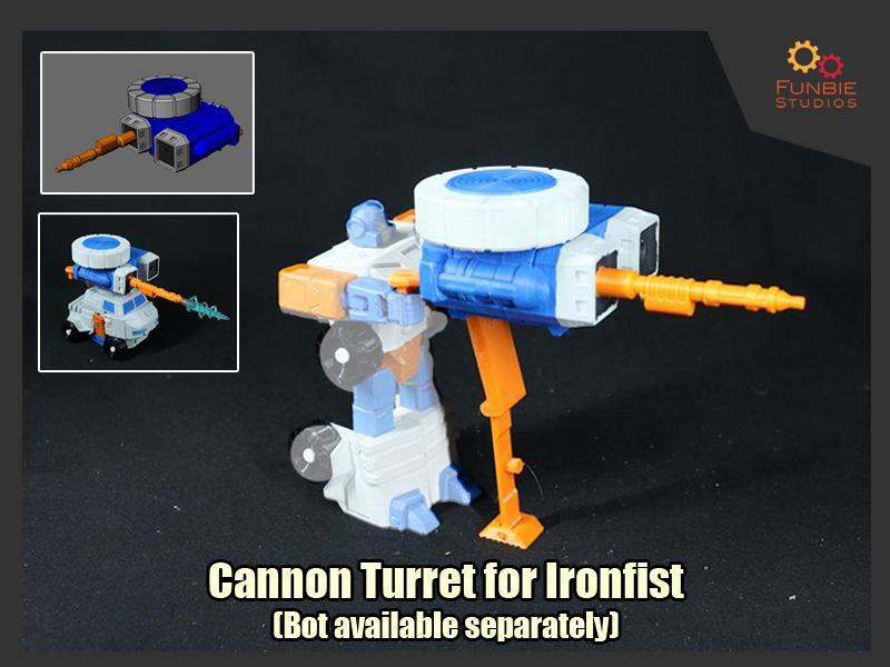 Cannon Turret for Transformers Ironfist