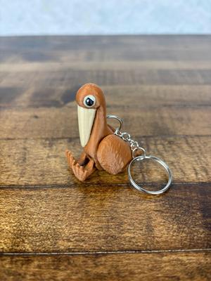 Pelican Fidget Keychain